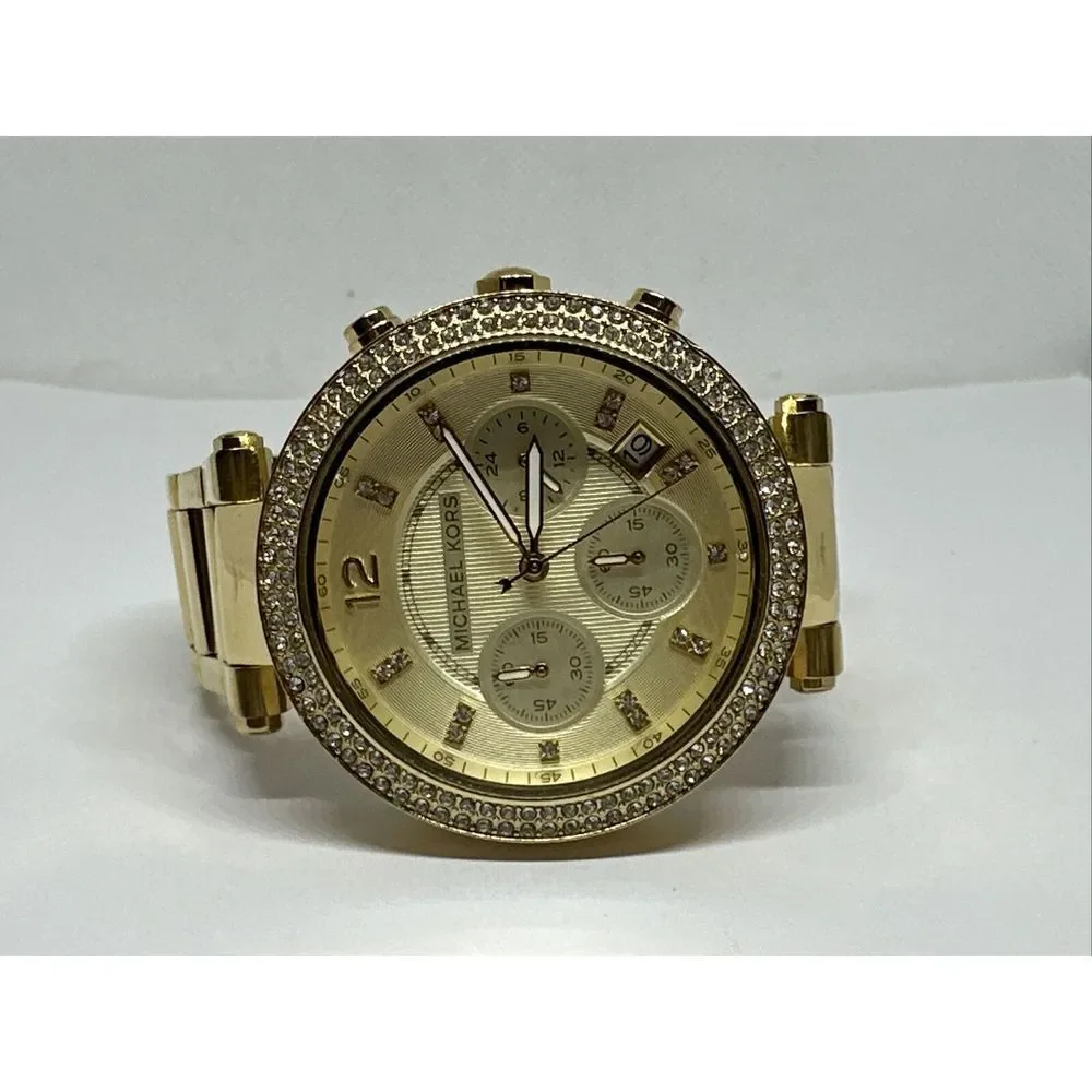 Michael Kors Parker MK5354 Women's Gold Stainless Steel Analog Dial Watch NUL1